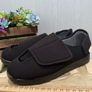 Ravelier Diabetic Breathable Waffle Knit Adjustable Slipper Shoe Men’s Sz 15